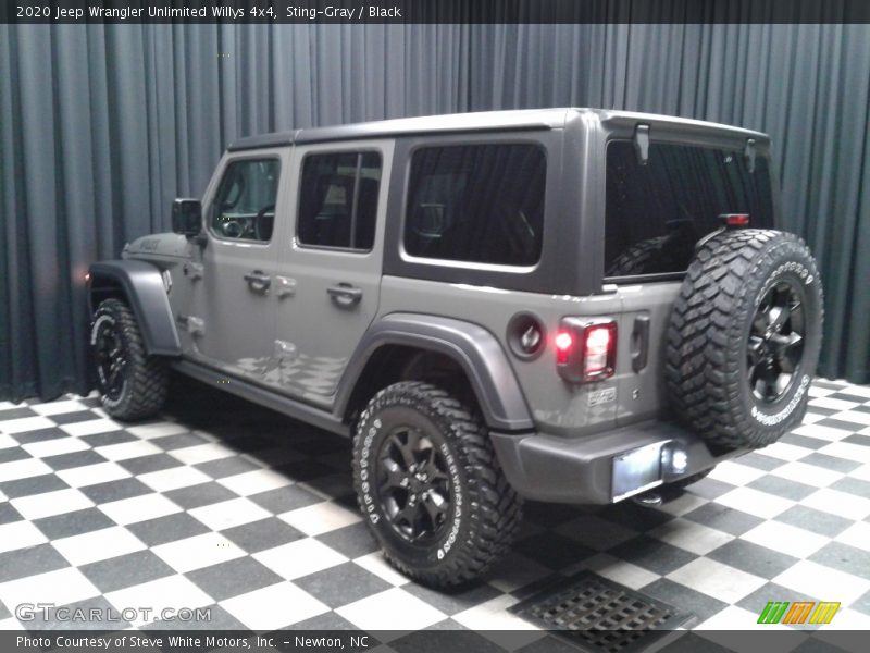 Sting-Gray / Black 2020 Jeep Wrangler Unlimited Willys 4x4