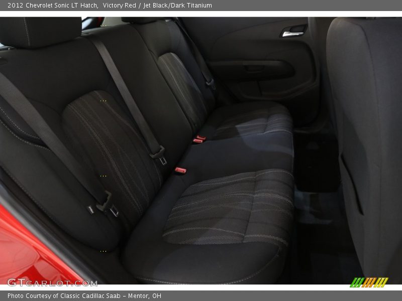 Victory Red / Jet Black/Dark Titanium 2012 Chevrolet Sonic LT Hatch