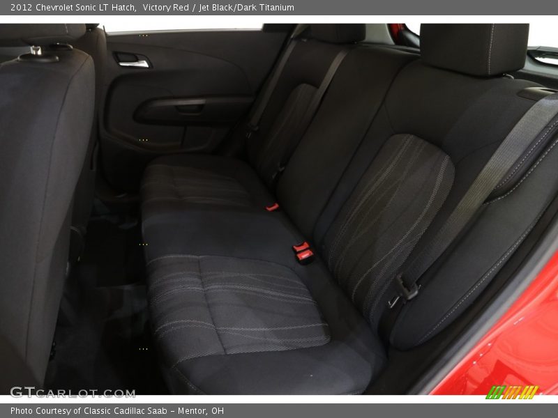 Victory Red / Jet Black/Dark Titanium 2012 Chevrolet Sonic LT Hatch