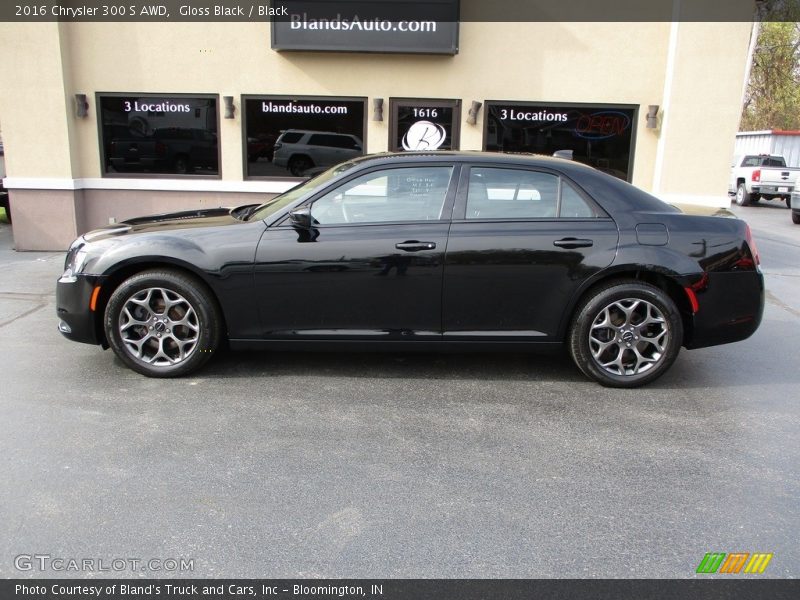 Gloss Black / Black 2016 Chrysler 300 S AWD
