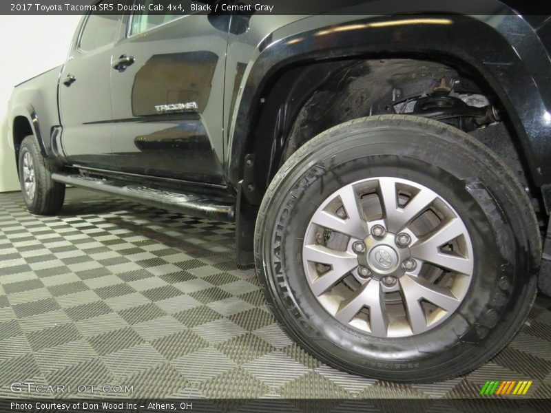 Black / Cement Gray 2017 Toyota Tacoma SR5 Double Cab 4x4