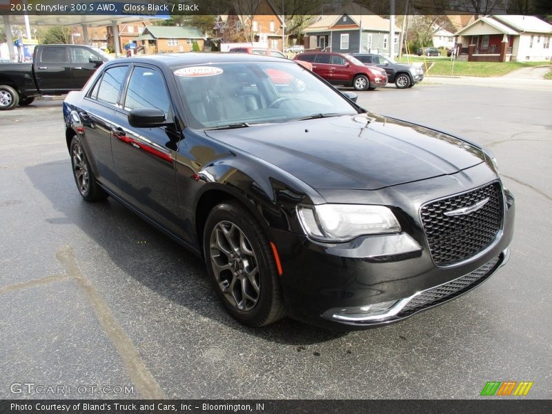 Gloss Black / Black 2016 Chrysler 300 S AWD