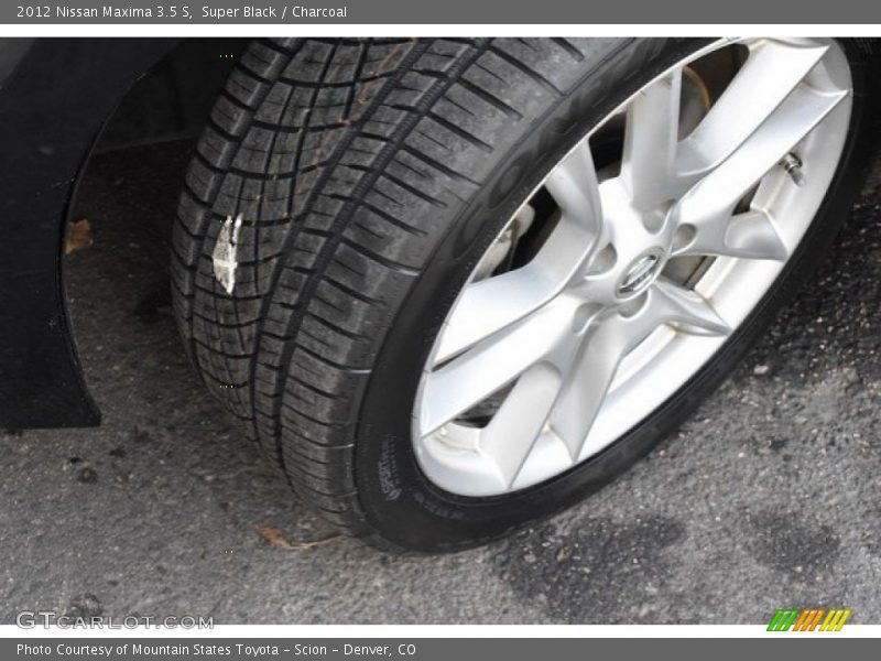 Super Black / Charcoal 2012 Nissan Maxima 3.5 S