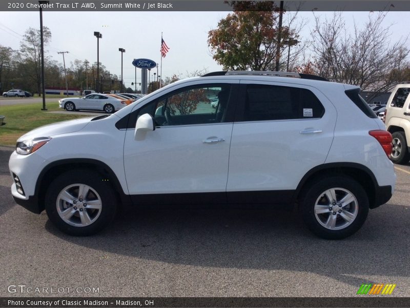 Summit White / Jet Black 2020 Chevrolet Trax LT AWD