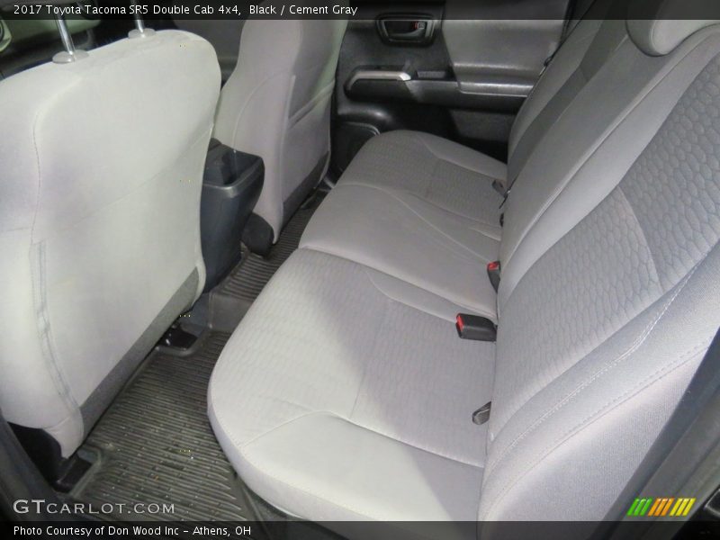 Black / Cement Gray 2017 Toyota Tacoma SR5 Double Cab 4x4