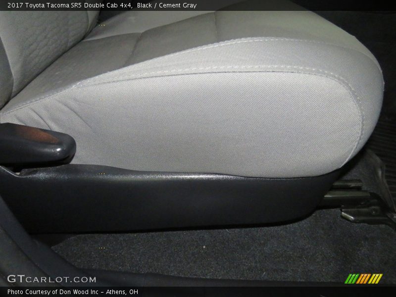 Black / Cement Gray 2017 Toyota Tacoma SR5 Double Cab 4x4