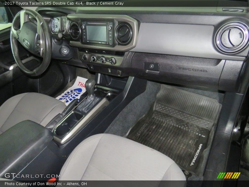 Black / Cement Gray 2017 Toyota Tacoma SR5 Double Cab 4x4