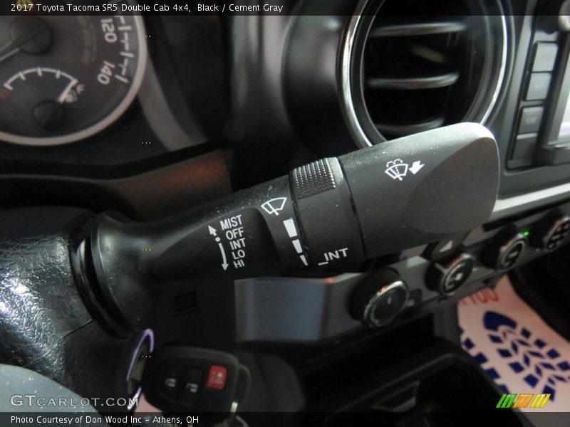 Black / Cement Gray 2017 Toyota Tacoma SR5 Double Cab 4x4