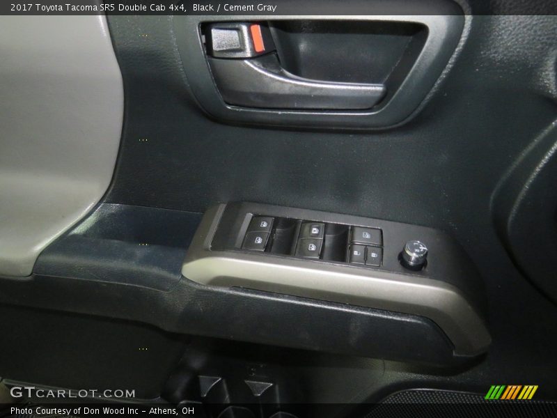 Black / Cement Gray 2017 Toyota Tacoma SR5 Double Cab 4x4