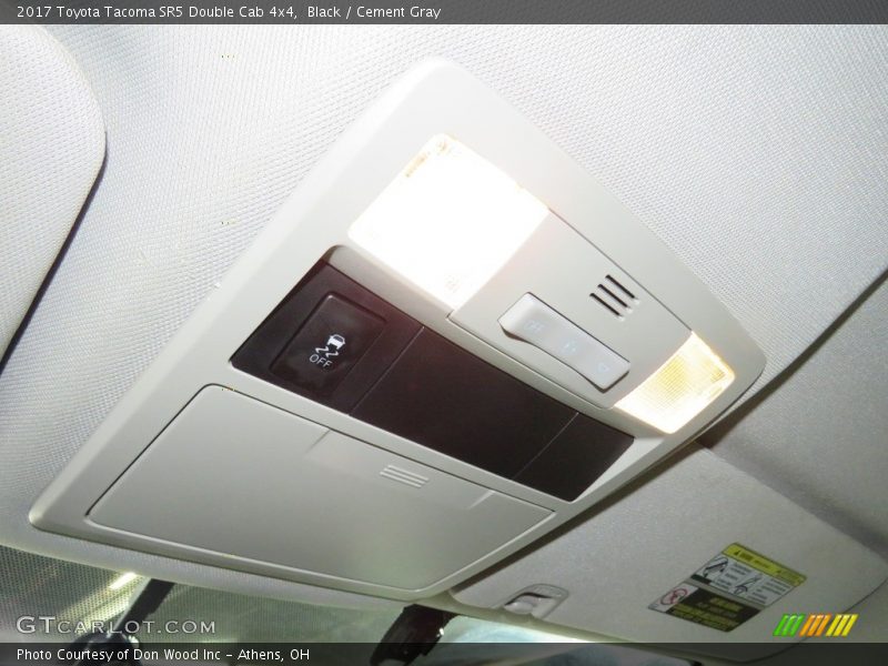 Black / Cement Gray 2017 Toyota Tacoma SR5 Double Cab 4x4