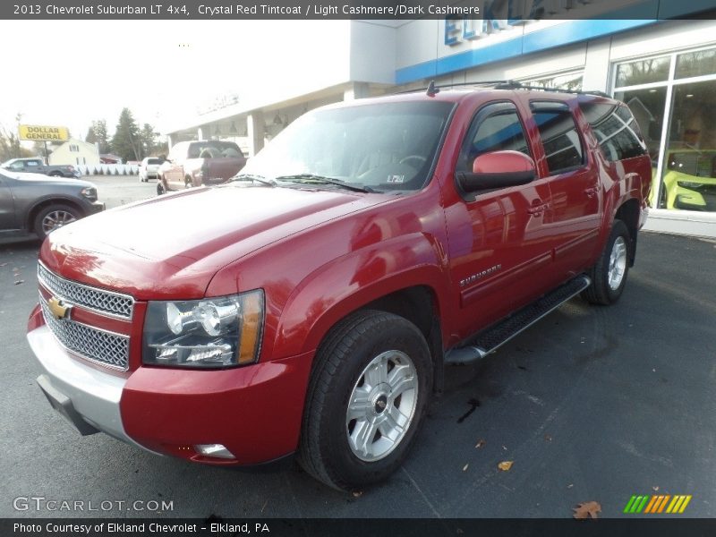 Crystal Red Tintcoat / Light Cashmere/Dark Cashmere 2013 Chevrolet Suburban LT 4x4