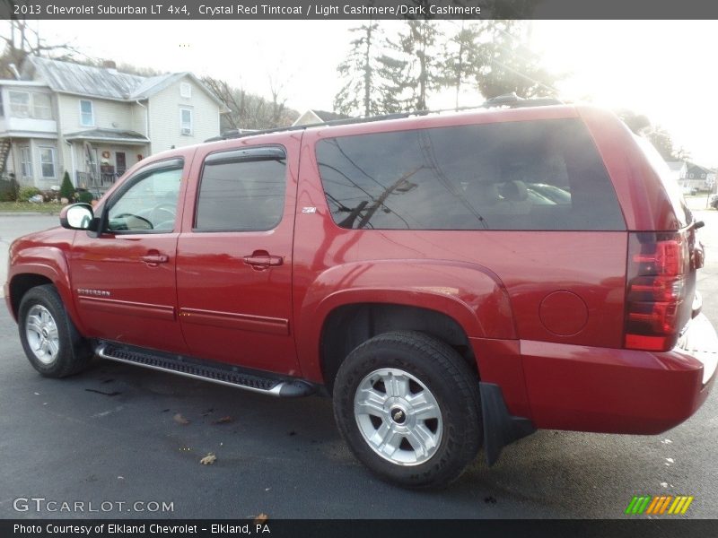 Crystal Red Tintcoat / Light Cashmere/Dark Cashmere 2013 Chevrolet Suburban LT 4x4
