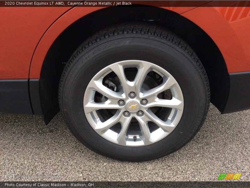 Cayenne Orange Metallic / Jet Black 2020 Chevrolet Equinox LT AWD