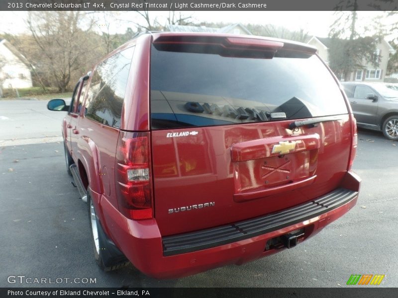 Crystal Red Tintcoat / Light Cashmere/Dark Cashmere 2013 Chevrolet Suburban LT 4x4