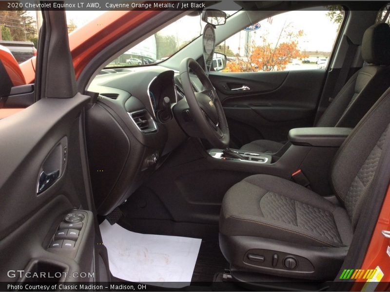 Cayenne Orange Metallic / Jet Black 2020 Chevrolet Equinox LT AWD