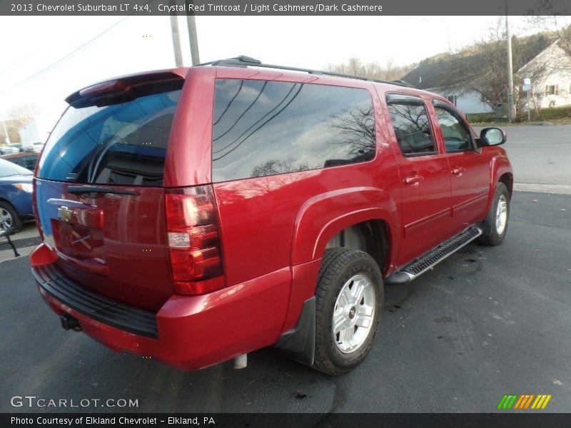 Crystal Red Tintcoat / Light Cashmere/Dark Cashmere 2013 Chevrolet Suburban LT 4x4