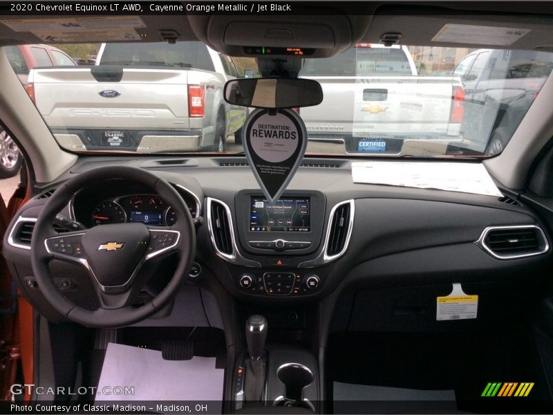Cayenne Orange Metallic / Jet Black 2020 Chevrolet Equinox LT AWD