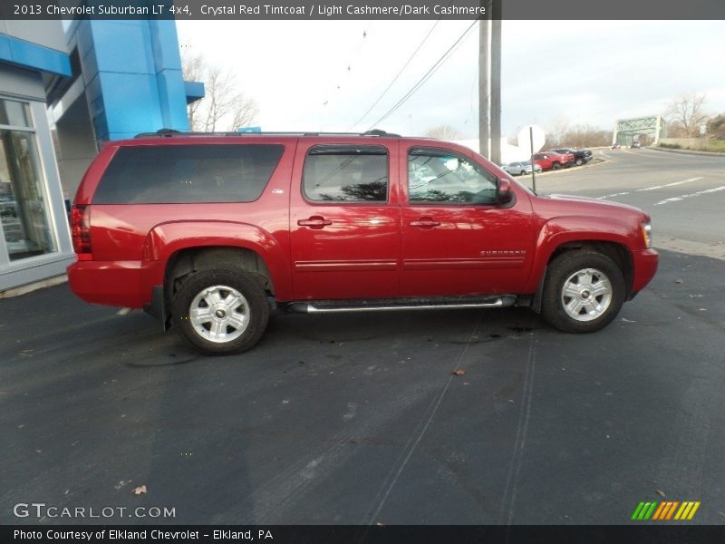 Crystal Red Tintcoat / Light Cashmere/Dark Cashmere 2013 Chevrolet Suburban LT 4x4