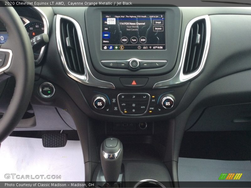 Cayenne Orange Metallic / Jet Black 2020 Chevrolet Equinox LT AWD