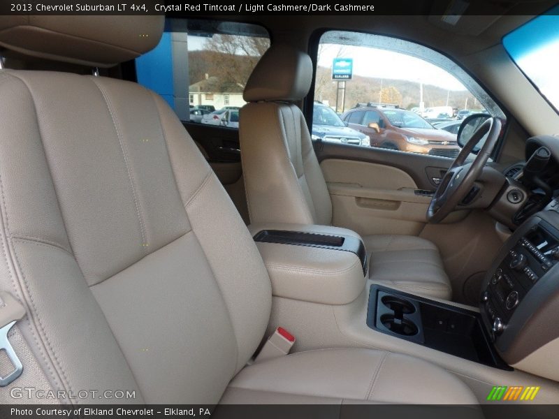 Crystal Red Tintcoat / Light Cashmere/Dark Cashmere 2013 Chevrolet Suburban LT 4x4