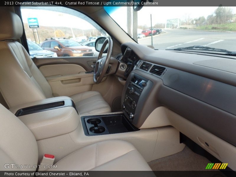 Crystal Red Tintcoat / Light Cashmere/Dark Cashmere 2013 Chevrolet Suburban LT 4x4