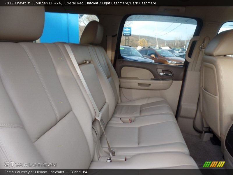 Crystal Red Tintcoat / Light Cashmere/Dark Cashmere 2013 Chevrolet Suburban LT 4x4