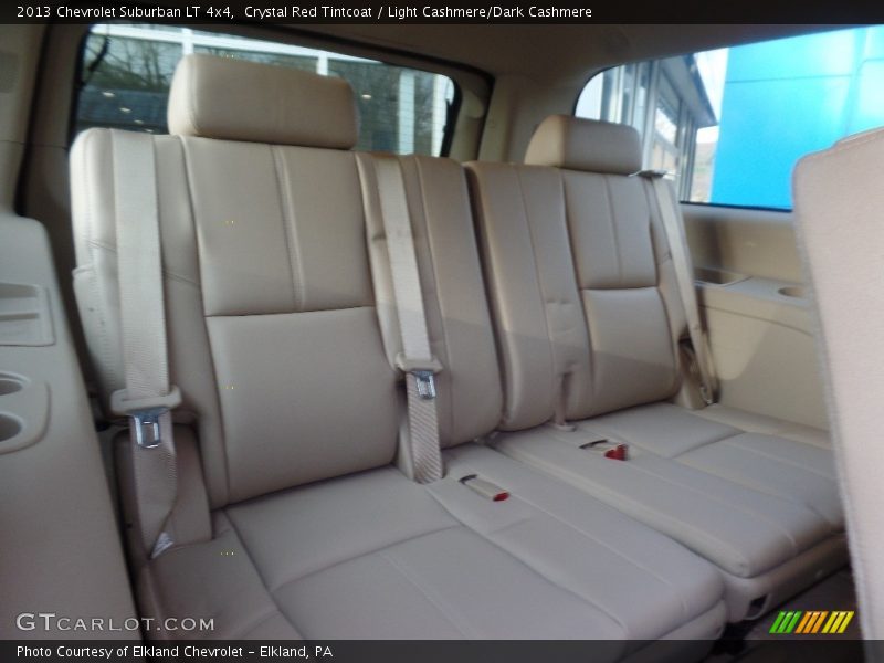 Crystal Red Tintcoat / Light Cashmere/Dark Cashmere 2013 Chevrolet Suburban LT 4x4