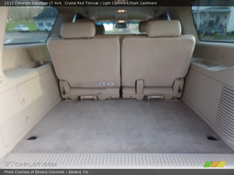 Crystal Red Tintcoat / Light Cashmere/Dark Cashmere 2013 Chevrolet Suburban LT 4x4