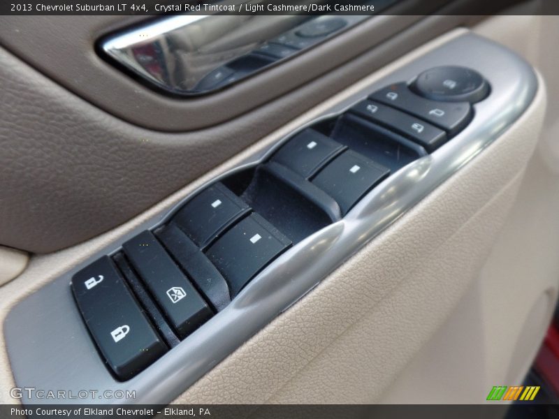 Crystal Red Tintcoat / Light Cashmere/Dark Cashmere 2013 Chevrolet Suburban LT 4x4