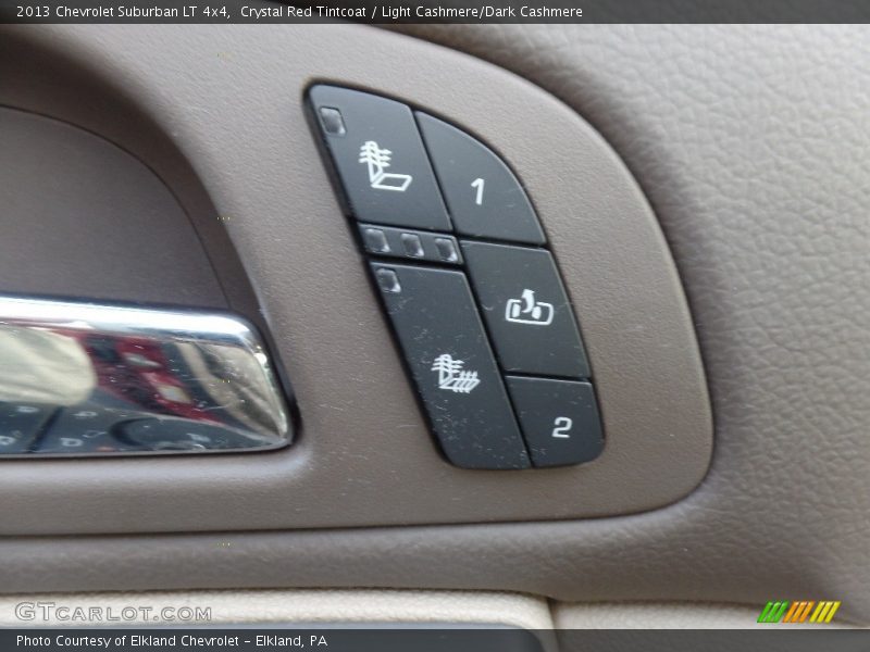 Crystal Red Tintcoat / Light Cashmere/Dark Cashmere 2013 Chevrolet Suburban LT 4x4