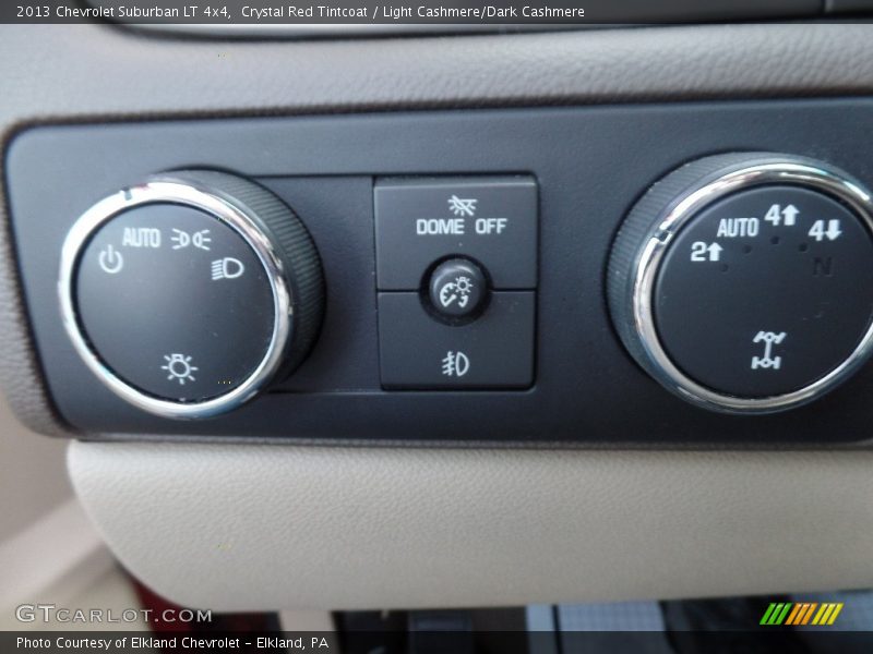 Crystal Red Tintcoat / Light Cashmere/Dark Cashmere 2013 Chevrolet Suburban LT 4x4