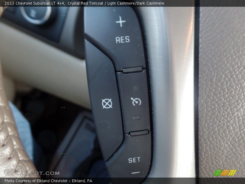 Crystal Red Tintcoat / Light Cashmere/Dark Cashmere 2013 Chevrolet Suburban LT 4x4
