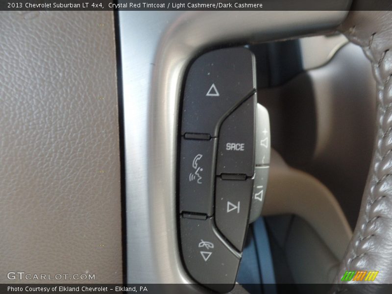 Crystal Red Tintcoat / Light Cashmere/Dark Cashmere 2013 Chevrolet Suburban LT 4x4
