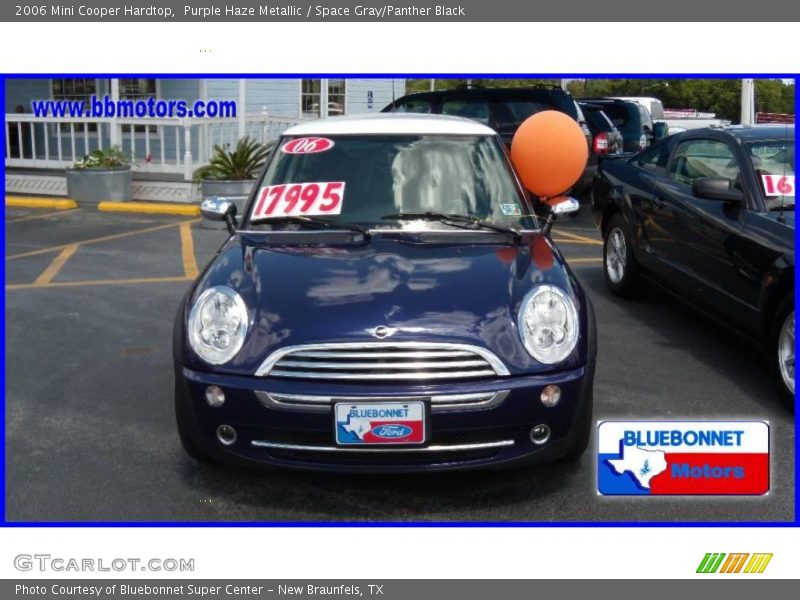Purple Haze Metallic / Space Gray/Panther Black 2006 Mini Cooper Hardtop