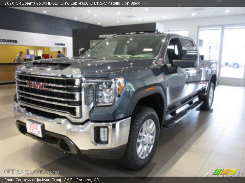 Dark Sky Metallic / Jet Black 2020 GMC Sierra 2500HD SLT Crew Cab 4WD