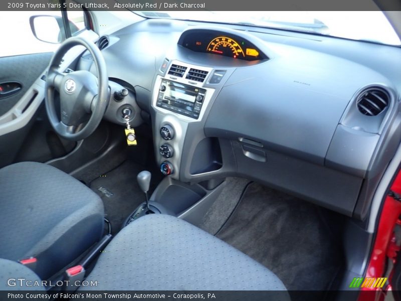 Absolutely Red / Dark Charcoal 2009 Toyota Yaris 5 Door Liftback