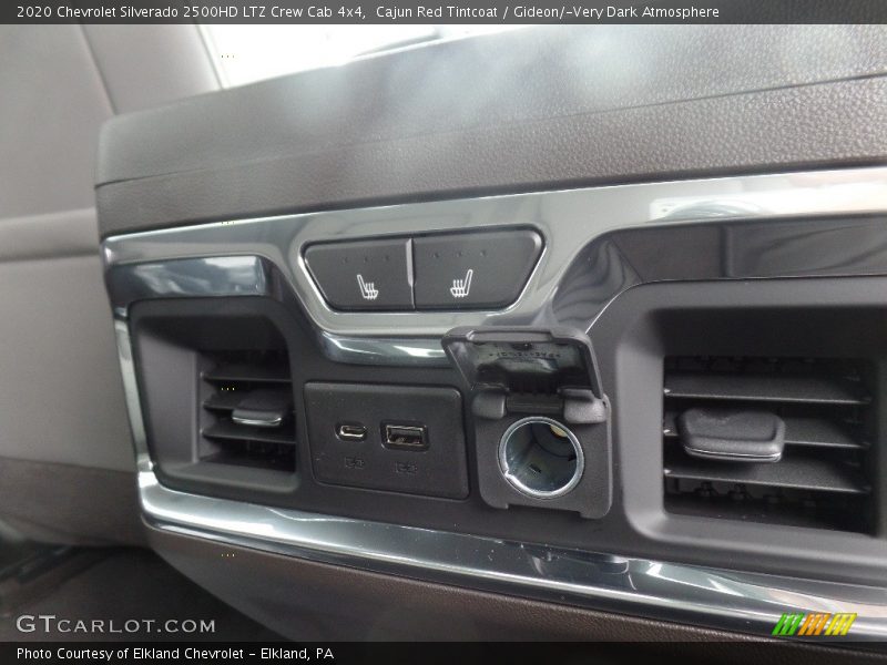 Cajun Red Tintcoat / Gideon/­Very Dark Atmosphere 2020 Chevrolet Silverado 2500HD LTZ Crew Cab 4x4