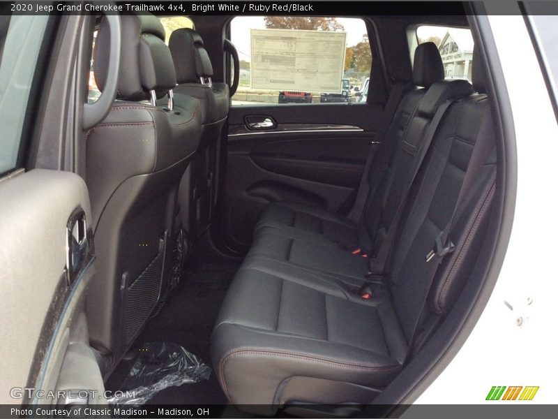 Rear Seat of 2020 Grand Cherokee Trailhawk 4x4