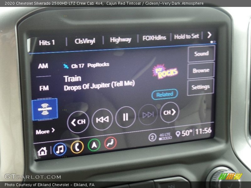 Controls of 2020 Silverado 2500HD LTZ Crew Cab 4x4