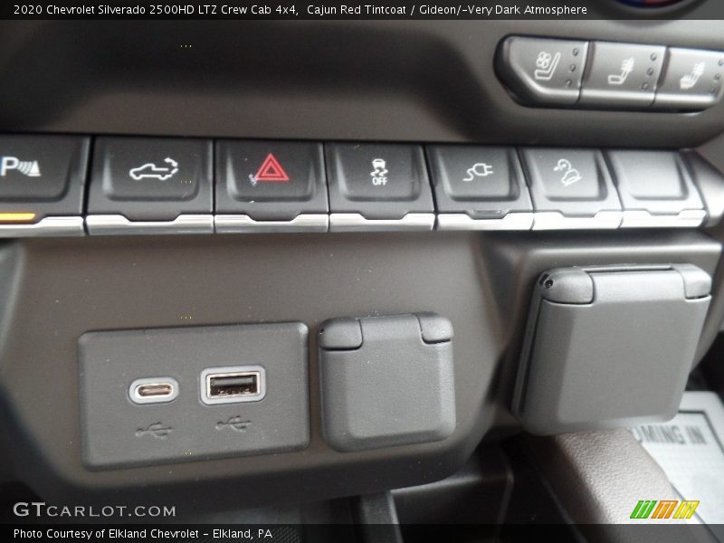 Controls of 2020 Silverado 2500HD LTZ Crew Cab 4x4