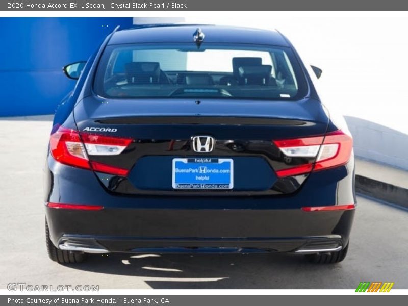 Crystal Black Pearl / Black 2020 Honda Accord EX-L Sedan