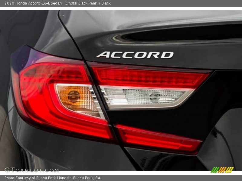 Crystal Black Pearl / Black 2020 Honda Accord EX-L Sedan