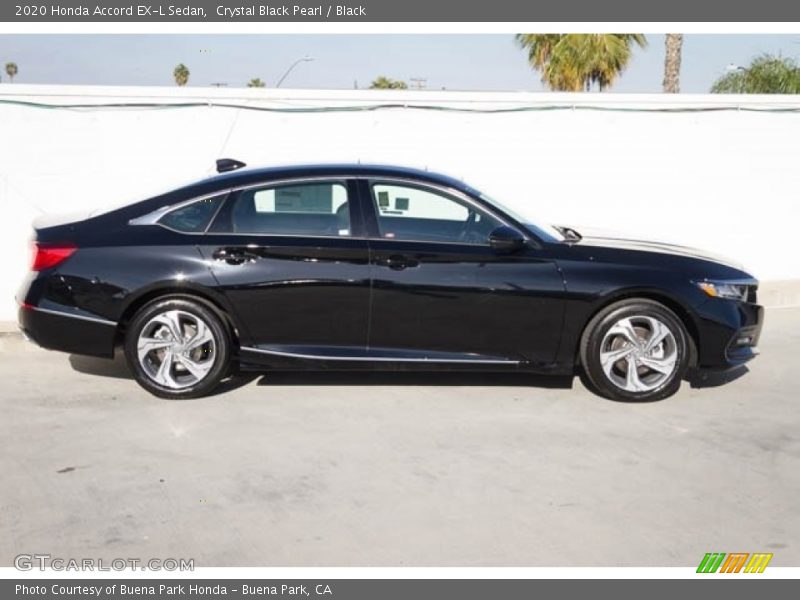 Crystal Black Pearl / Black 2020 Honda Accord EX-L Sedan