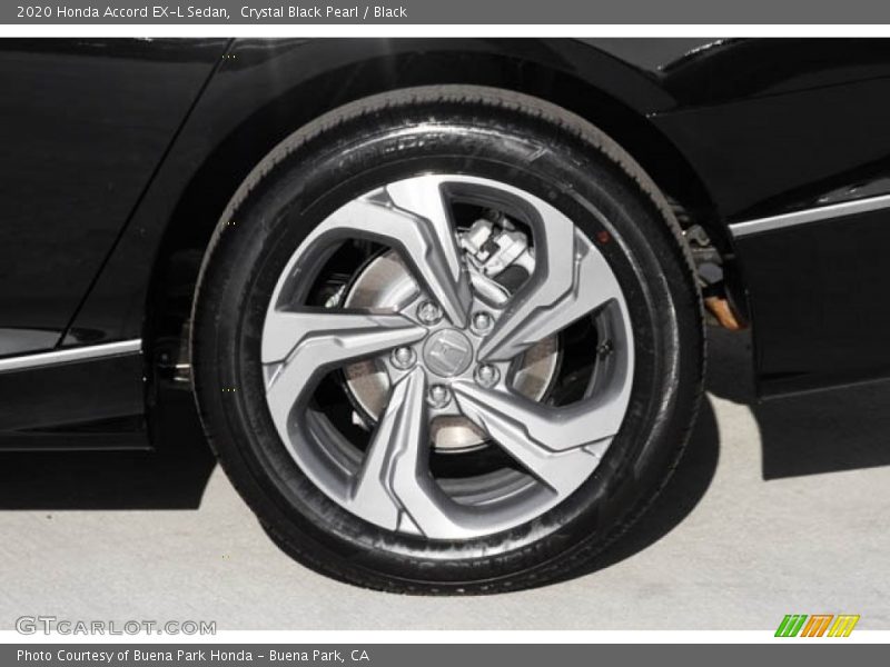 Crystal Black Pearl / Black 2020 Honda Accord EX-L Sedan