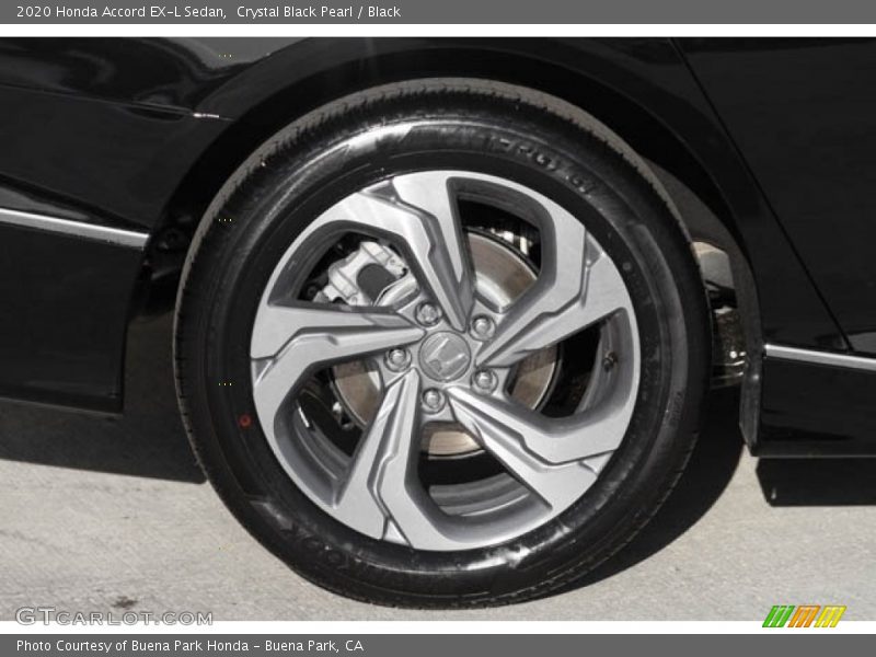 Crystal Black Pearl / Black 2020 Honda Accord EX-L Sedan