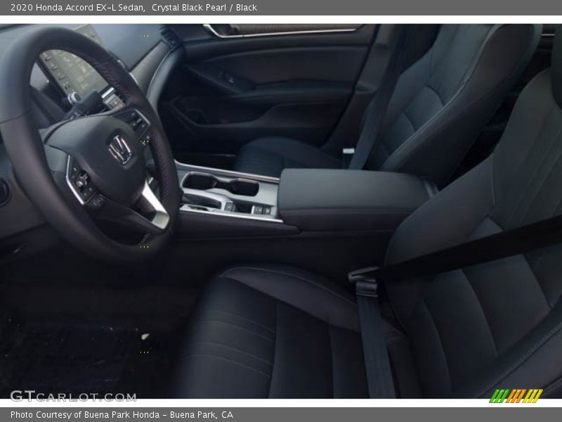 Crystal Black Pearl / Black 2020 Honda Accord EX-L Sedan