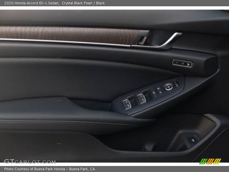 Crystal Black Pearl / Black 2020 Honda Accord EX-L Sedan