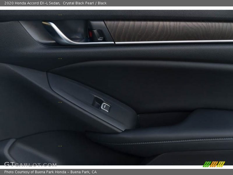 Crystal Black Pearl / Black 2020 Honda Accord EX-L Sedan
