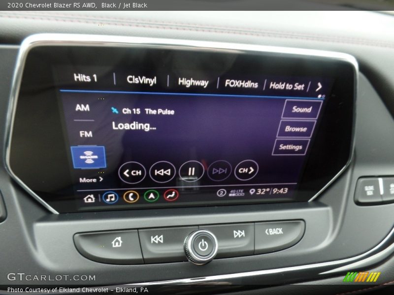 Controls of 2020 Blazer RS AWD