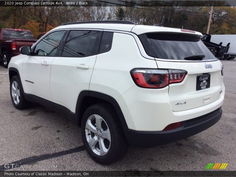 White / Black 2020 Jeep Compass Latitude 4x4